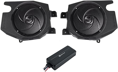 Rockville Altavoces + amplificador Bluetooth para Polaris RZR 1000/900S/Turbo 2014-2017