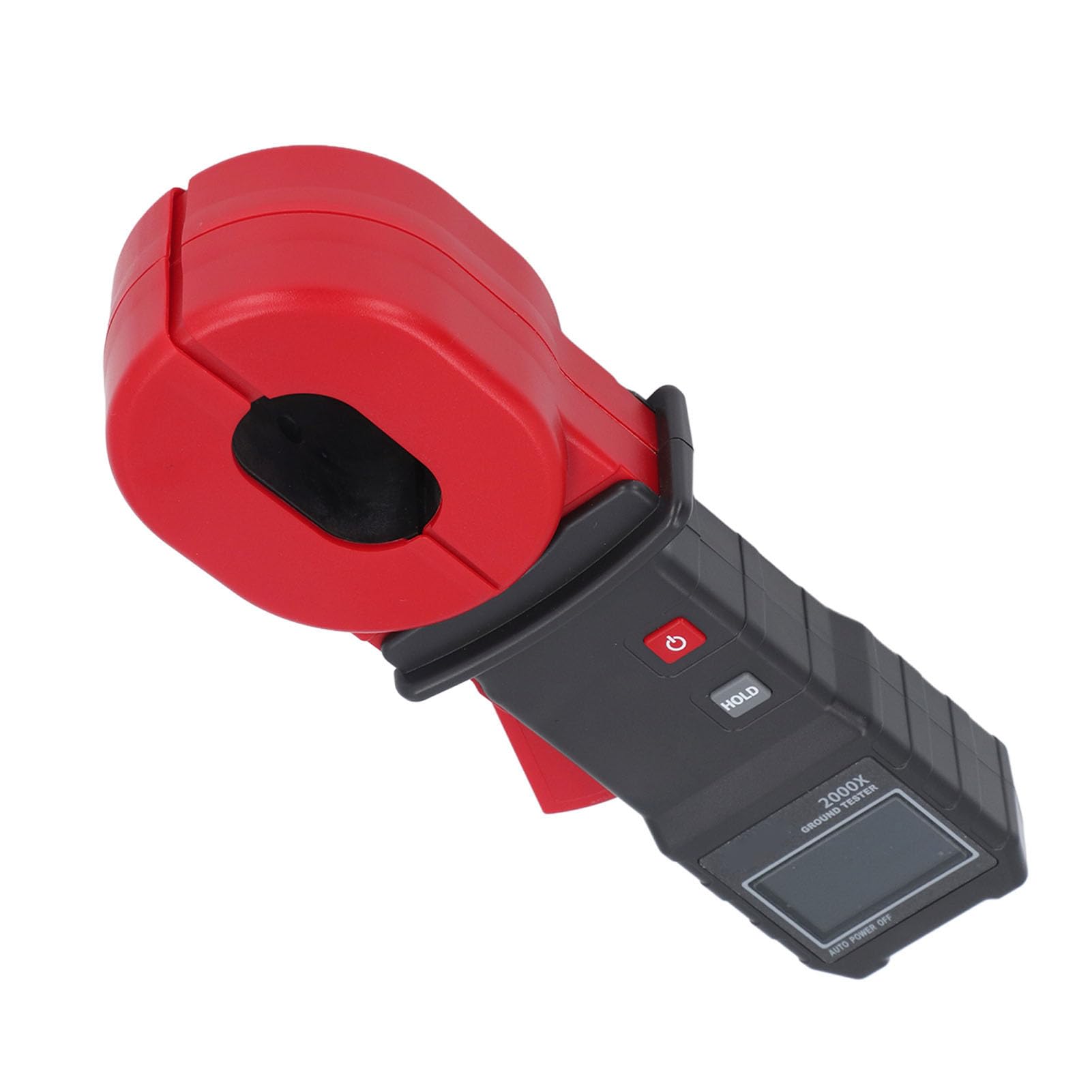 LCD Clamp Earth Tester, Digitaler Widerstandsmesser Display 0,01~500 Ω Erdungsmesszange Messgeräte Automatisch Ranging