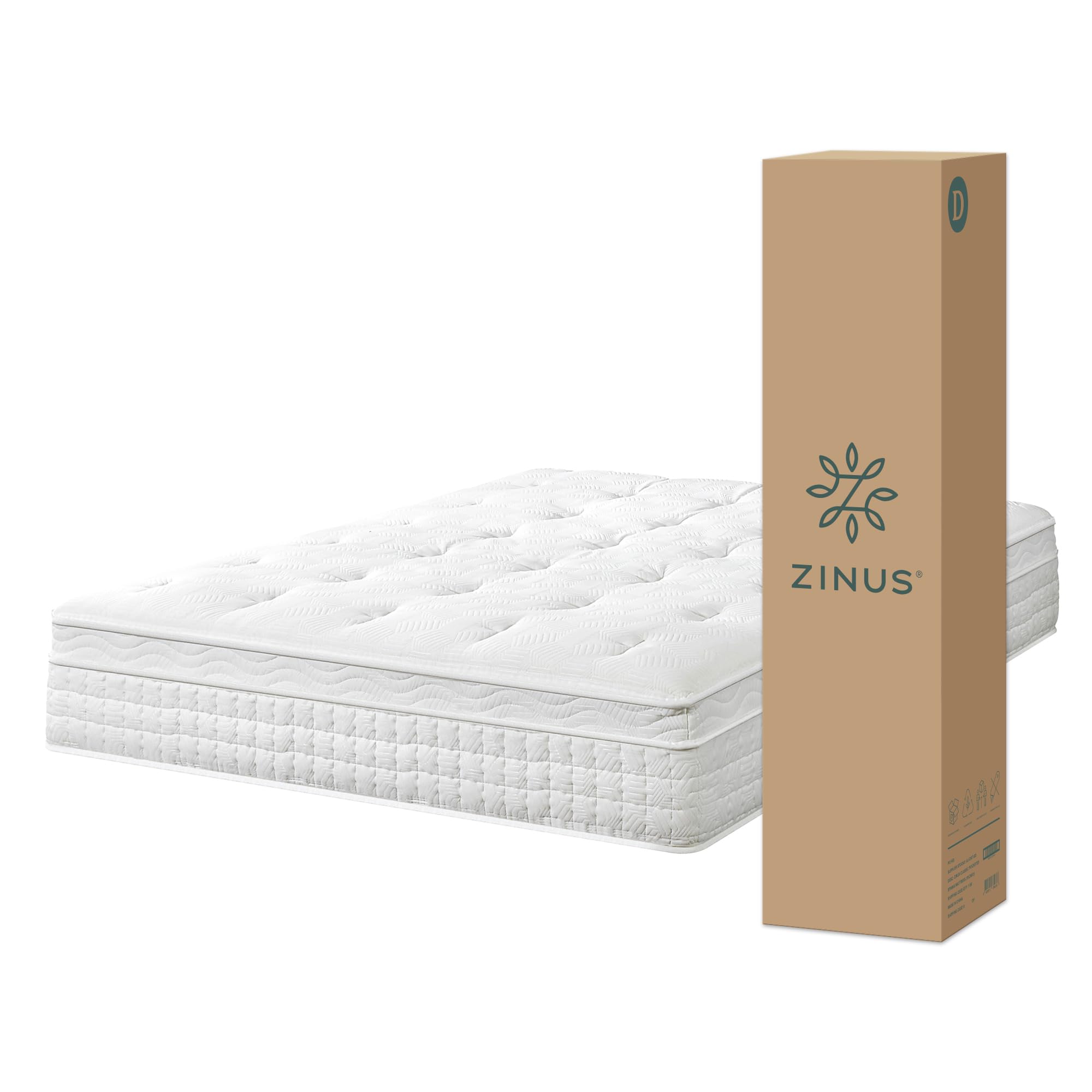 Amazon.co.jp: ZINUS Prime Luxe ハイブリッドマットレス ダブル 厚さ