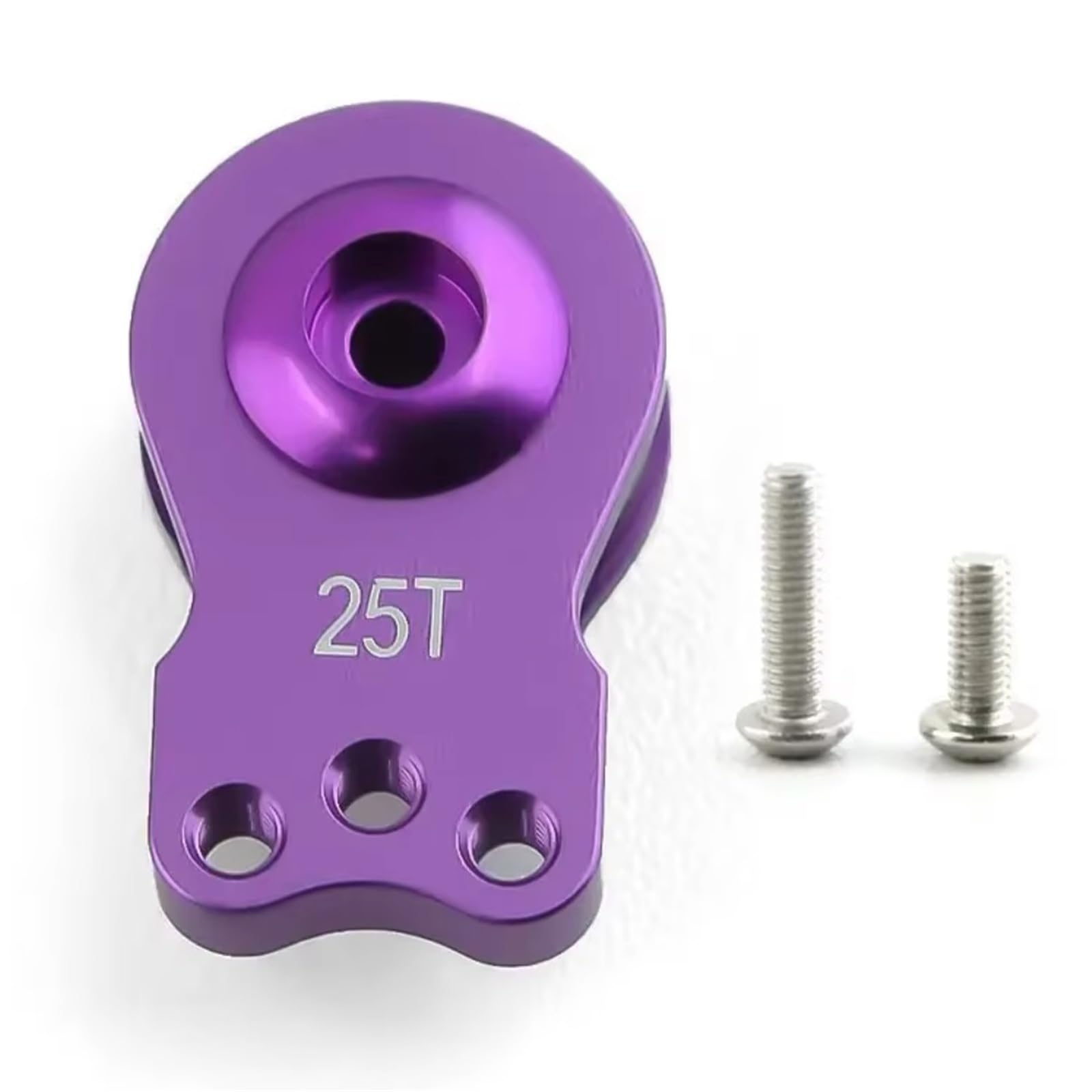 para Piezas Coche Teledirigido 1/8 1/10 Accesorios Mejorados Modificaciones Servo Dirección Aleación Aluminio CNC Bocina Brazo Oscilante Barco sobre Orugas Piezas para RC