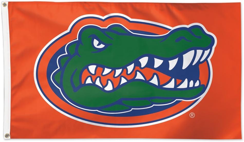 WinCraft Florida Gators Flag 3' x 5' Deluxe Flag - Orange Flag