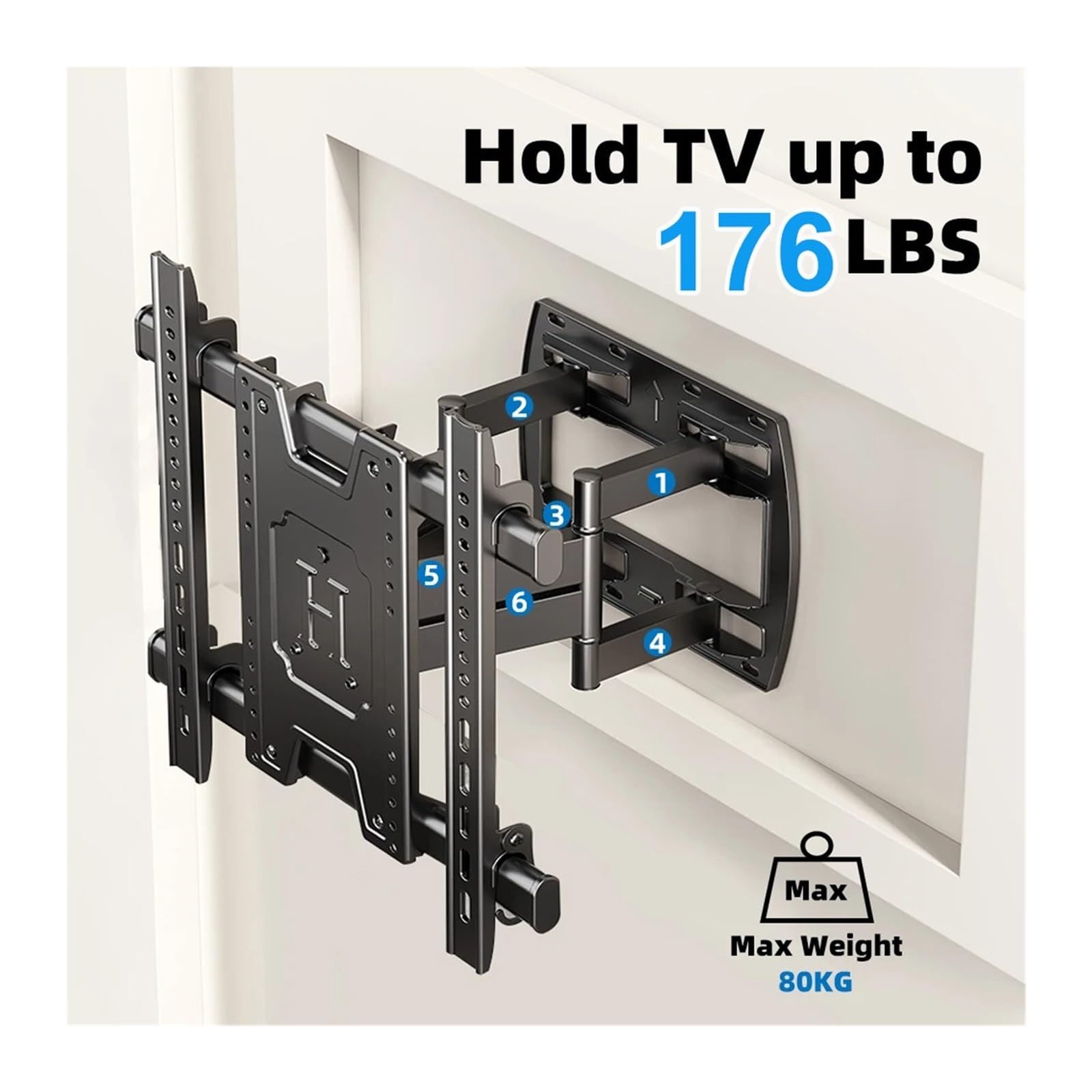 Soporte De Pared For TV De Movimiento Completo