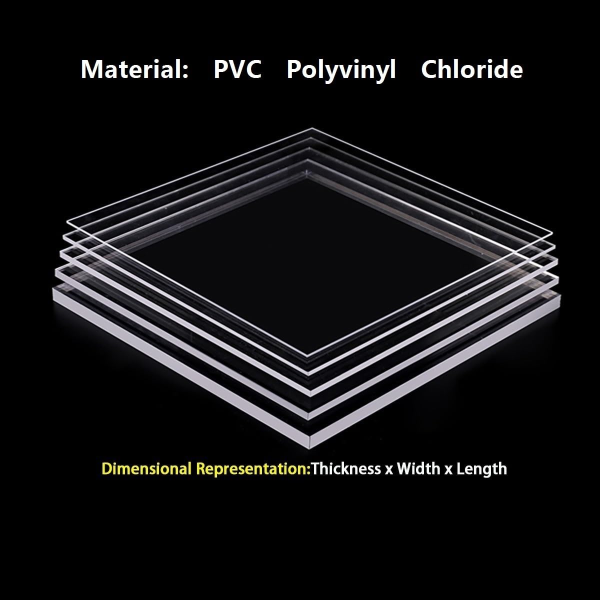 Flache PVC-Kunststoffplatte