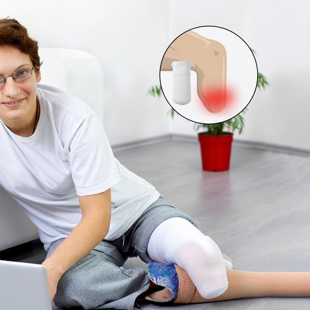 Chaussettes De Protection en Silicone Épais pour Prothèses, Chaussettes Élastiques pour Amputés, Manchon Souple De Protection du Moignon pour Le Confort Protection des Membres.