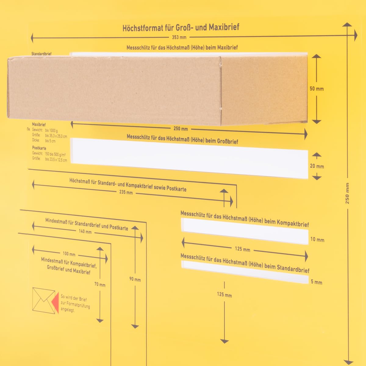 verpacking Cajas para Carta Máxima 320 x 225 x 50 mm Marrón [tamaño y cantidad a elegir] DIN A4 Maxi Carta MB-4 Caja de envío para correo de mercancías 50 unidades