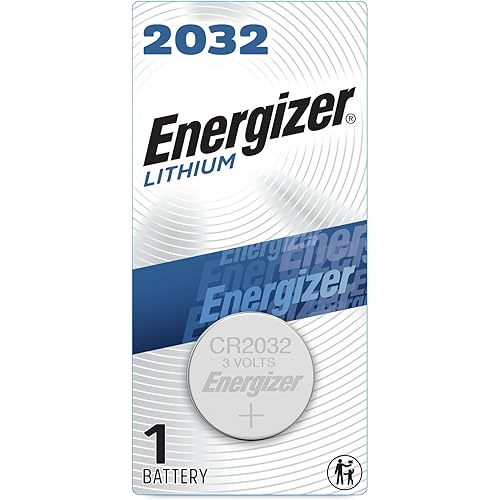 Energizer 2032 Batteries (1 Pack), 3V Lithium Coin Batteries