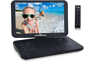 NAVISKAUTO Portable DVD Player, 4000mAh Battery Powered