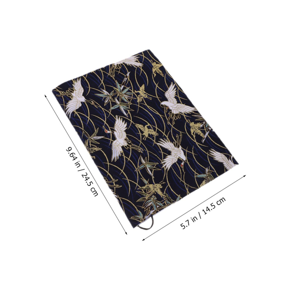 Lurrose 5 Pièces couverture de livre de protège livre housse livre couverture de livre décorative pochette de protection de livre scrapbooking décor rétro livre protecteur en tissu