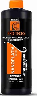 Fezona® Advanced Nanoplastia V2 Plex After-Treatment Shampoo 1000 ml Professional Use Advanced Hair Repair Price In India