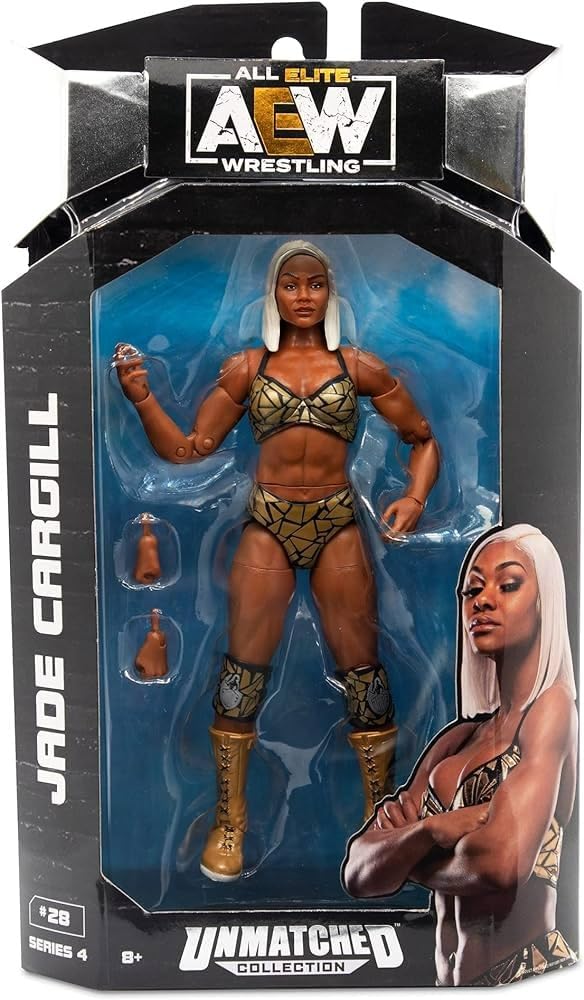 AEW Figura de ação incomparável Jade Cargill Série 4 | Amazon.com.br