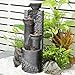 SERBILHOME Water Fountain Outdoor Garden 39.76