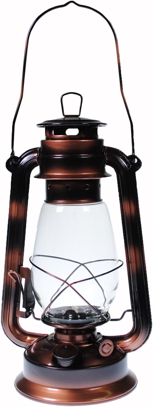Shop4Omni S4O Hanging Hurricane Lantern/Elegant Wedding Light/Table Centerpiece Lamp - 12 Inches (1, Antique Brass)