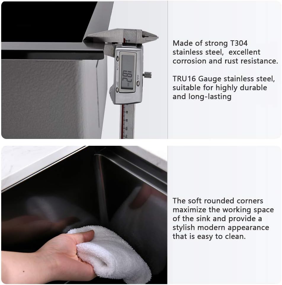 Tесh Dеаlѕ 🔥 30 Black Farmhouse Kitchen Sink-SOMRXO 30 Inch Farmhouse Apron Front Workstation Ledge Gunmetal Matte Black 16 Gauge Stainless Steel 10 inch Deep Single Bowl Kitchen Sink Farm Sinks Flаѕh Dеаlѕ - 50% оƒƒ 30 Black Farmhouse Kitchen Sink-SOMRXO 30 Inch Farmhouse Apron Front Workstation Ledge Gunmetal Matte Black 16 Gauge Stainless Steel 10 inch Deep Single Bowl Kitchen Sink Farm Sinks