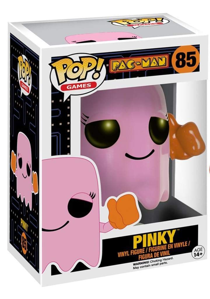 Funko POP Games: Pac-Man - Pinky Action Figure