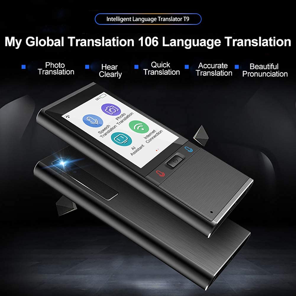 Dispositivo di traduzione vocale con touch screen da 2,8 pollici/Traduttore portatile bidirezionale istantaneo, traduzione di foto, supporto 70 lingue, decorazione in oro rosa Caldo come sempre