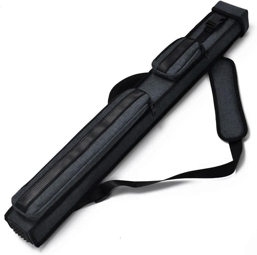 Champion 2X2,2X3,3X4 Nylon/Leatherette Billiard Pool Cue Stick Hard Case