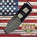 ESEE Knives ESEE-3MIL-P Military Plain Black Edge / w Green Canvas Micarta Handles