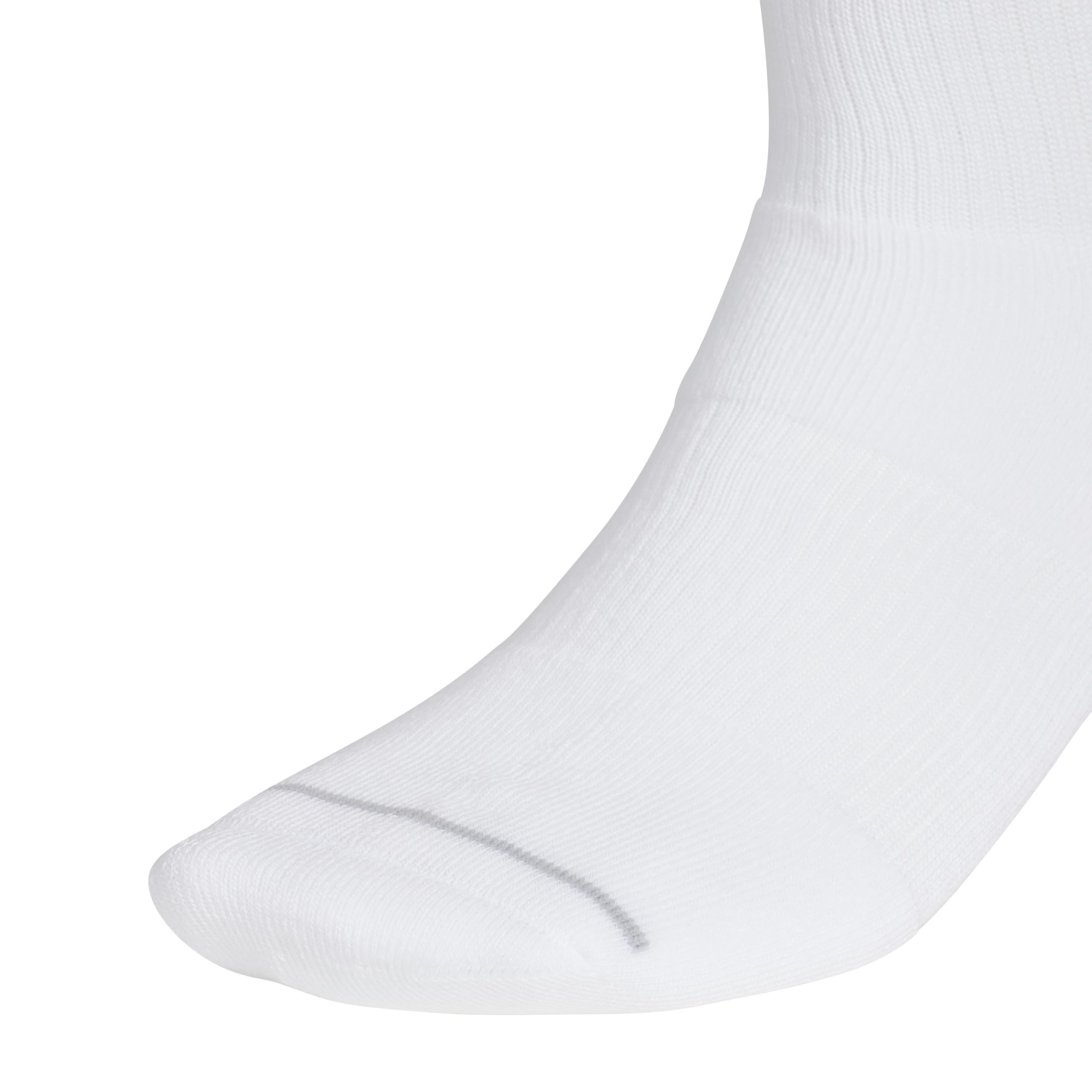adidas Men's Cushioned Sport 4.0 3-pak High Quarter skarpety, biały/czarny/szary, przezroczysty Onix, L (opakowanie 3) męskie