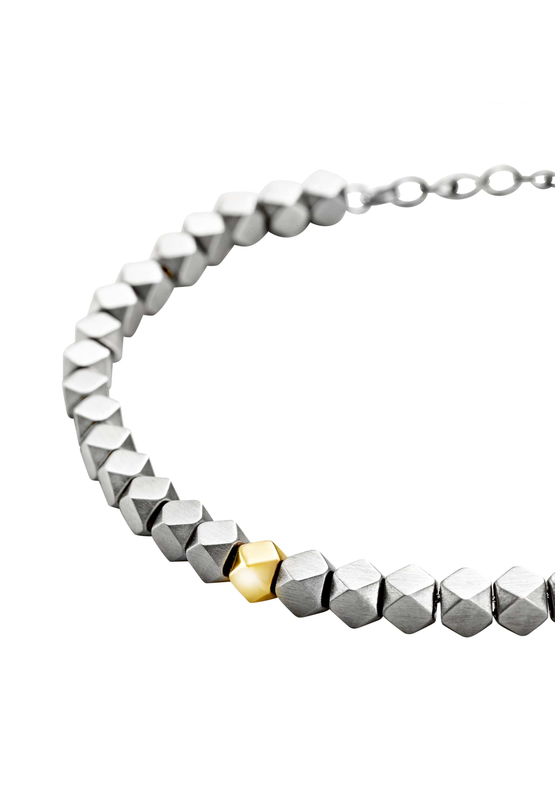 Breil, Bracciale Uomo in Acciaio | Collezione TETRA, Bracciale, Dimensione 22 cm, Gioiello idee regalo uomo