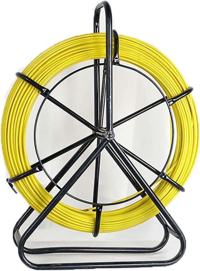 Fish Tape Fiberglass 6MM 656FT,Duct Rodder Fish Tape Puller Fiberglass ...