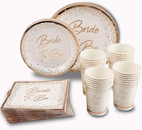 Amazon.com: Bridal Shower Decorations, Rose Gold Wedding Shower ...