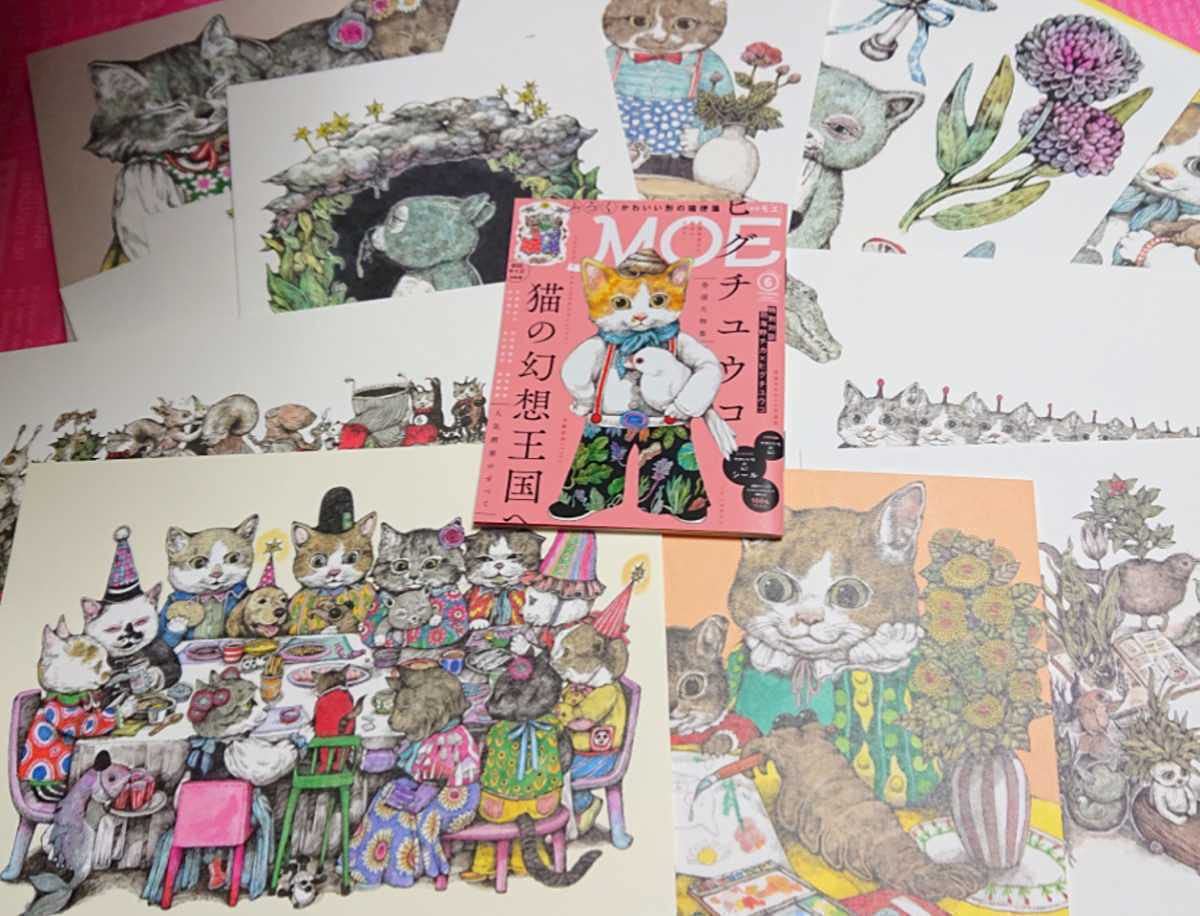 Amazon | 月刊MOE 5人展 ポストカードセット ヒグチユウコ 16枚+豆本