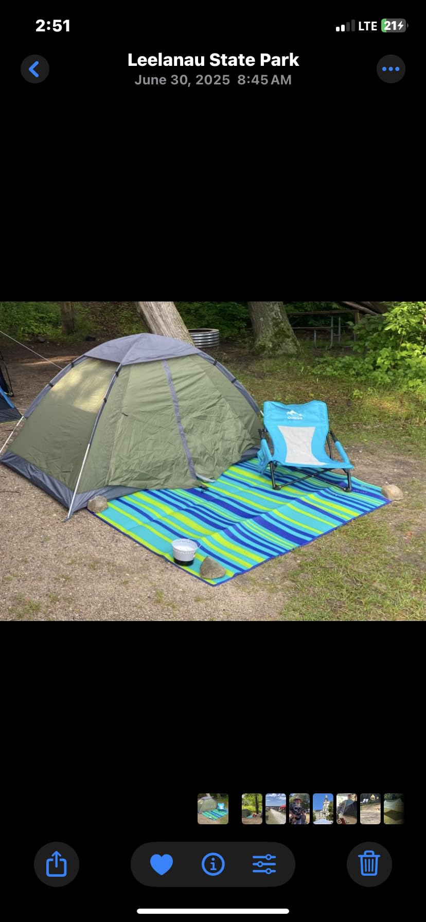 Night Cat 2-Persons Backpacking Tent: Waterproof Lightweight Camping Tent for Two People Hiking Outdoor Mountain with Aluminum Poles and Rainfly Green customer photo 4