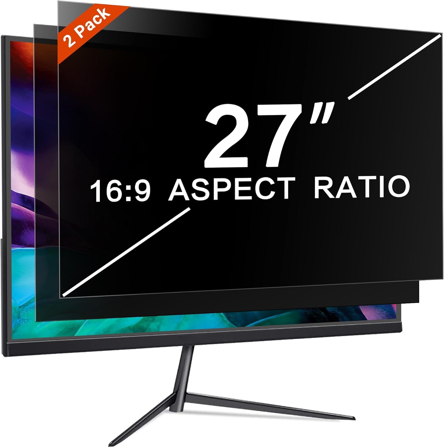 PYS 27 Inch Monitor Privacy Screen 2-Pack