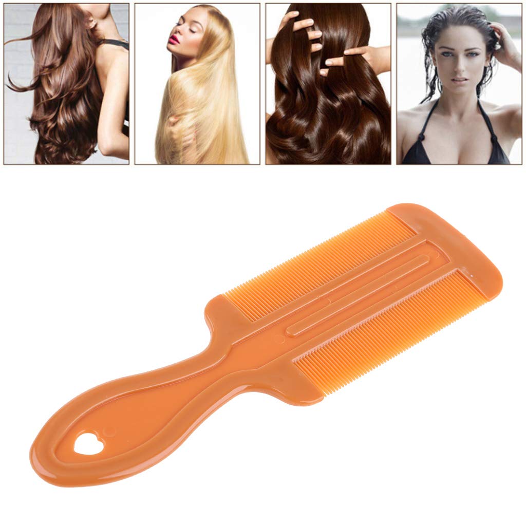 Double Sided Flea Head Lice Comb Portable Fine Head Lice Flea Nit Hair C