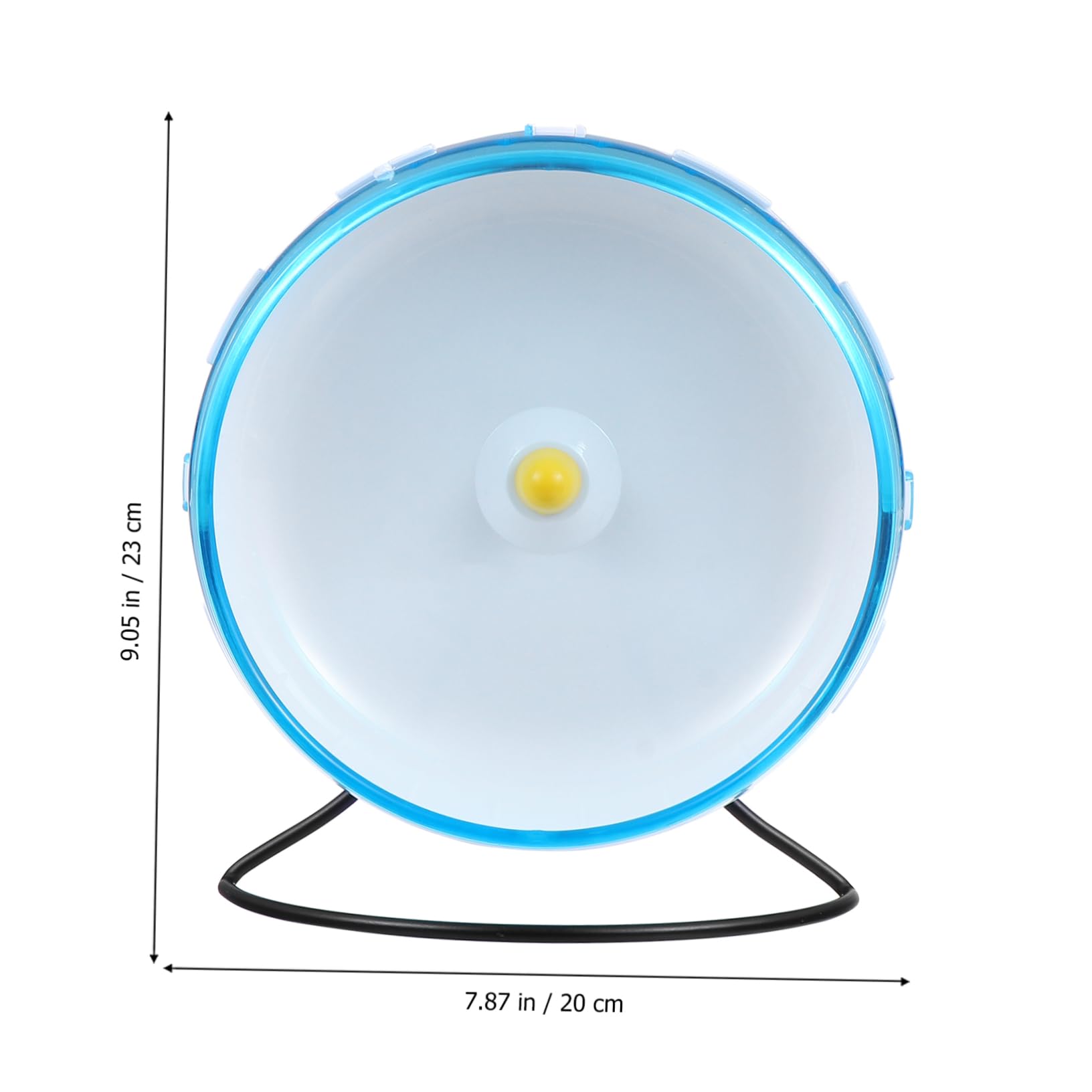 Milisten Ruota Per Criceti Silenziosa e Robusta Gioco Per Piccoli Animali Domestici Esercizio Sicuro e Divertente Design Attraente e Resistente Compatibile Con Criceti Ratti e Topi