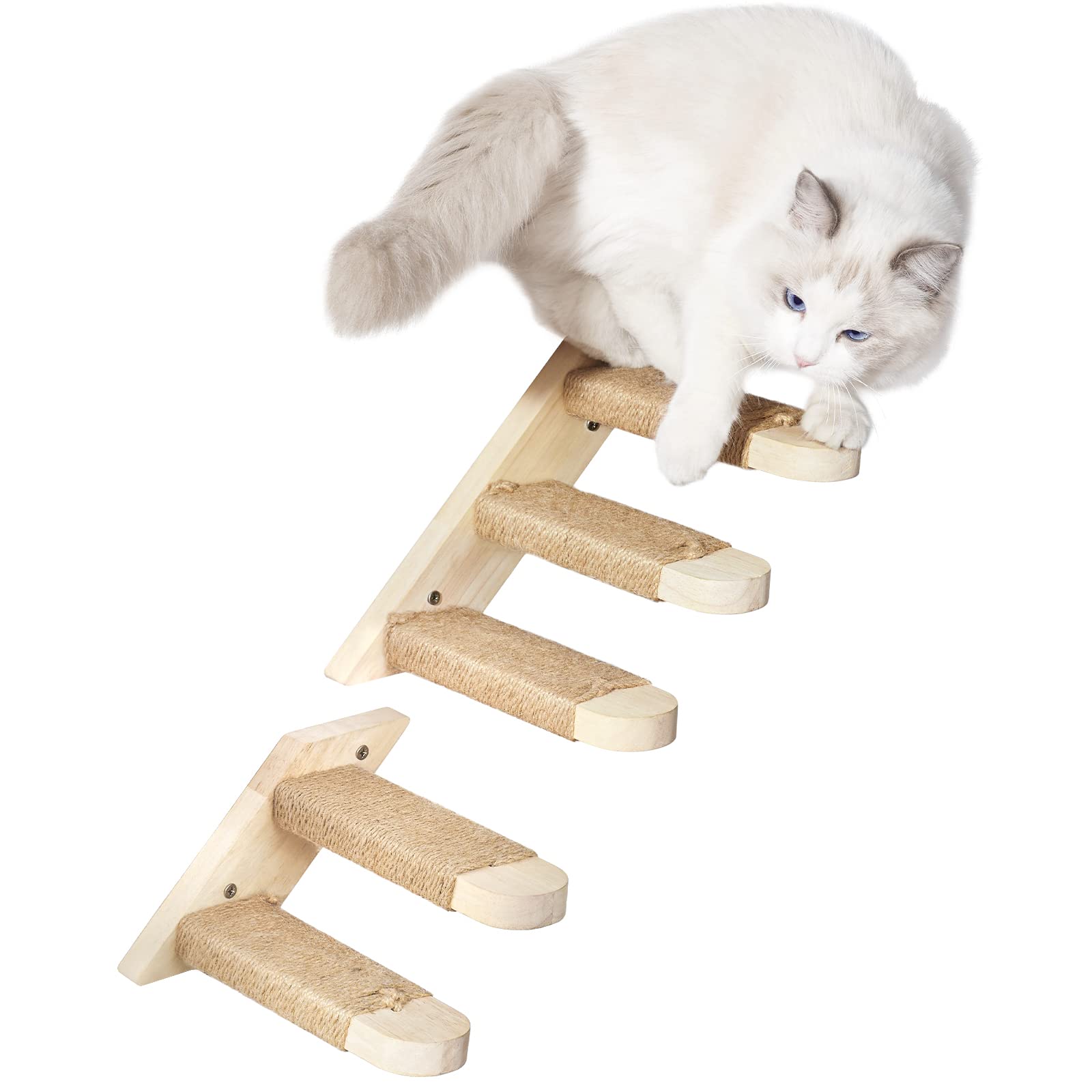 Buy 2 Pack, EZMeetU Cat Climbing Shelf Wall Mounted, 5 Steps Cat