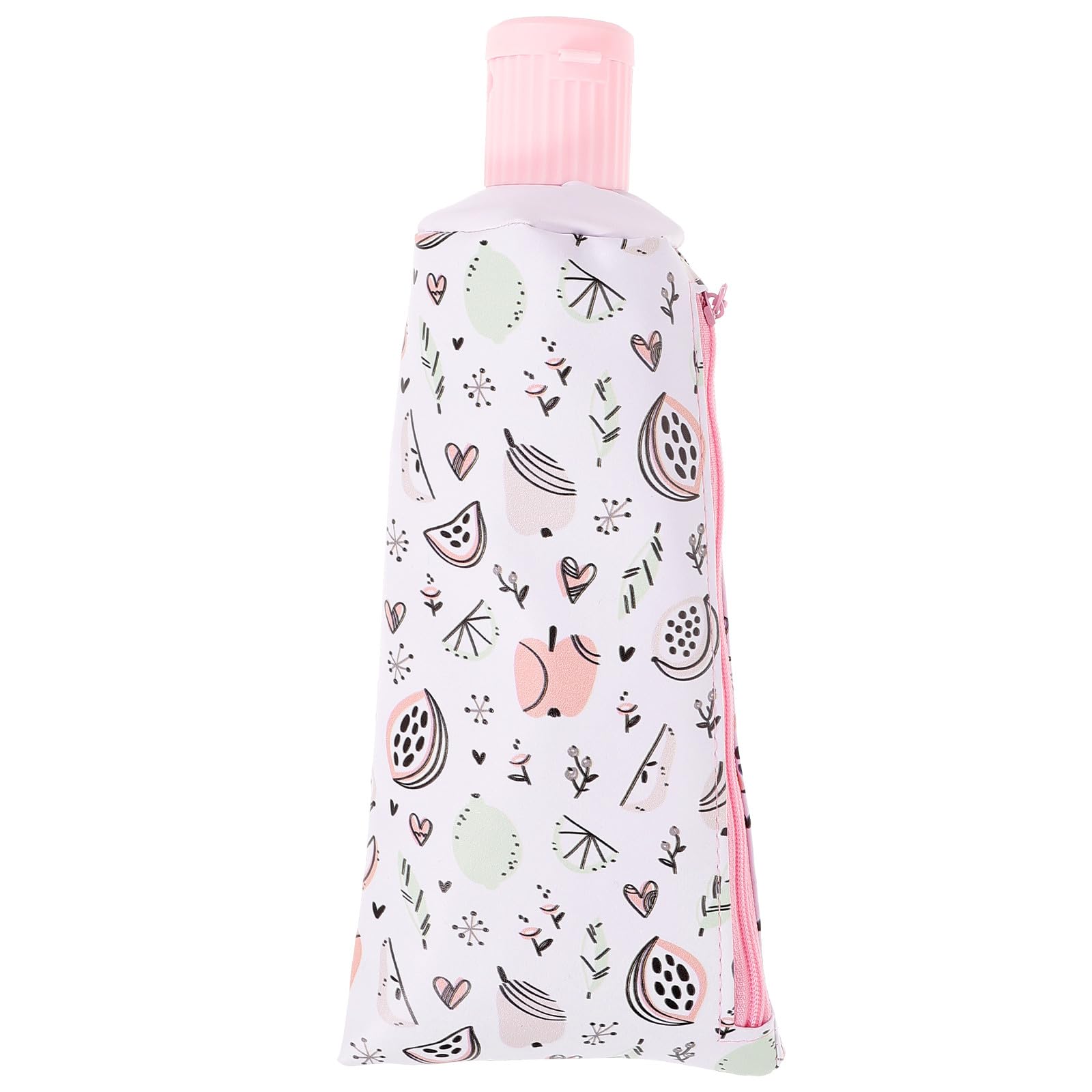 Trousse à Crayons Paquet de Rangement Pratique et Portable Design Compact et Cartoon en Cuir pour Stylos et Pinceaux, Classe Voyages