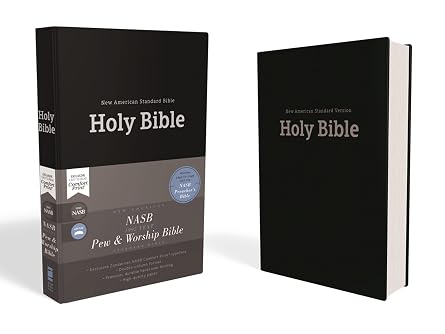 NASB, Church Bible Pew Bible, Hardcover, Black, 1995 Text, Comfort Print