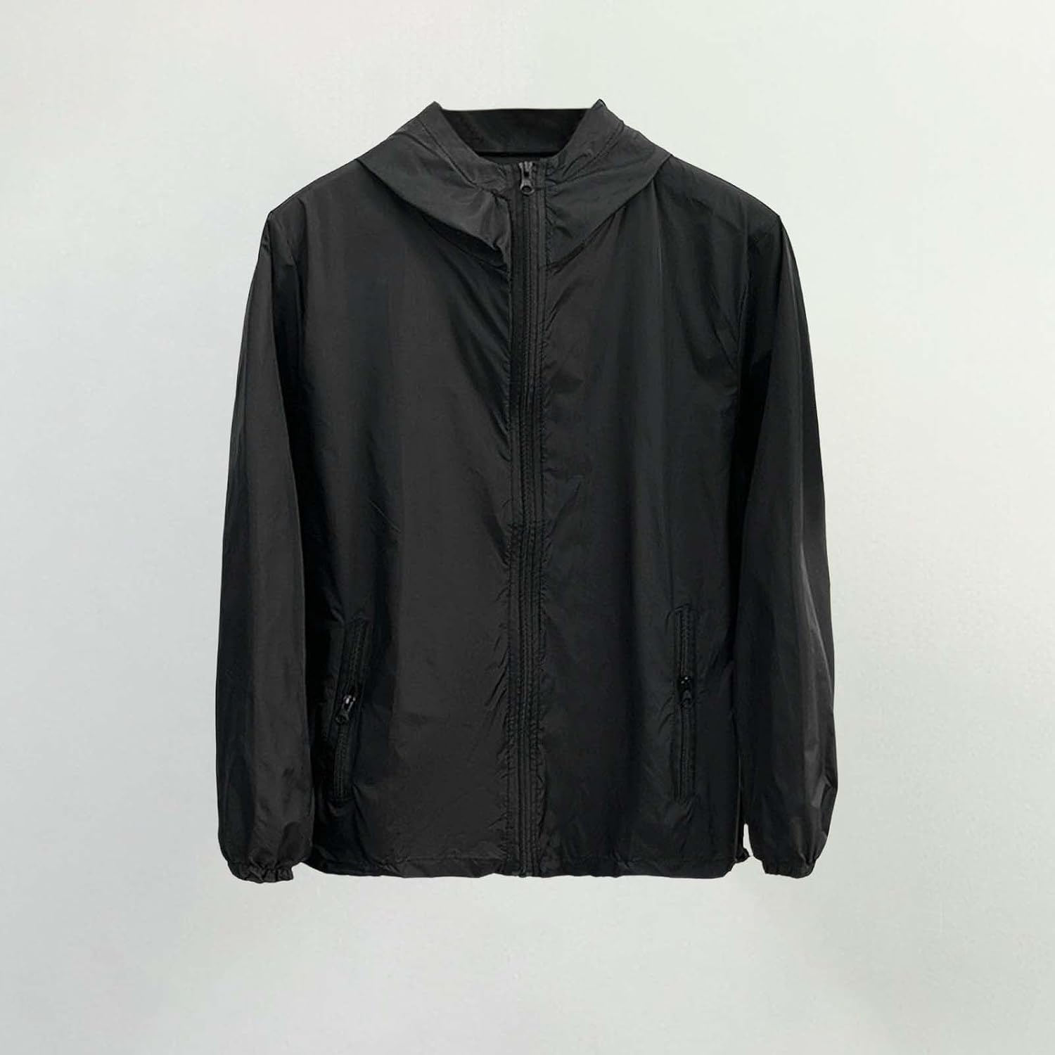Sun Hoodie Mens Ultralight Long Sleeve Jacket with Zipper Pocket UV Protection Sunshade Hoodies Outdoors Fishing Coat