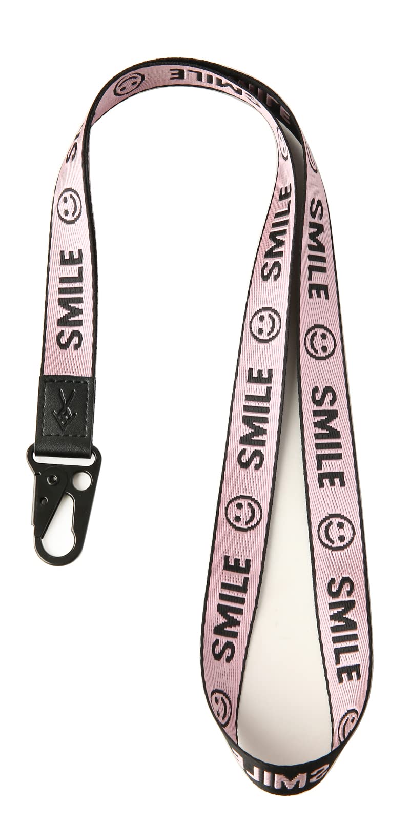 Cool Lanyards,Neck Lanyards for Keys,Wallets Holders,Key Chain Holder… (Smile-Pink) — image 1