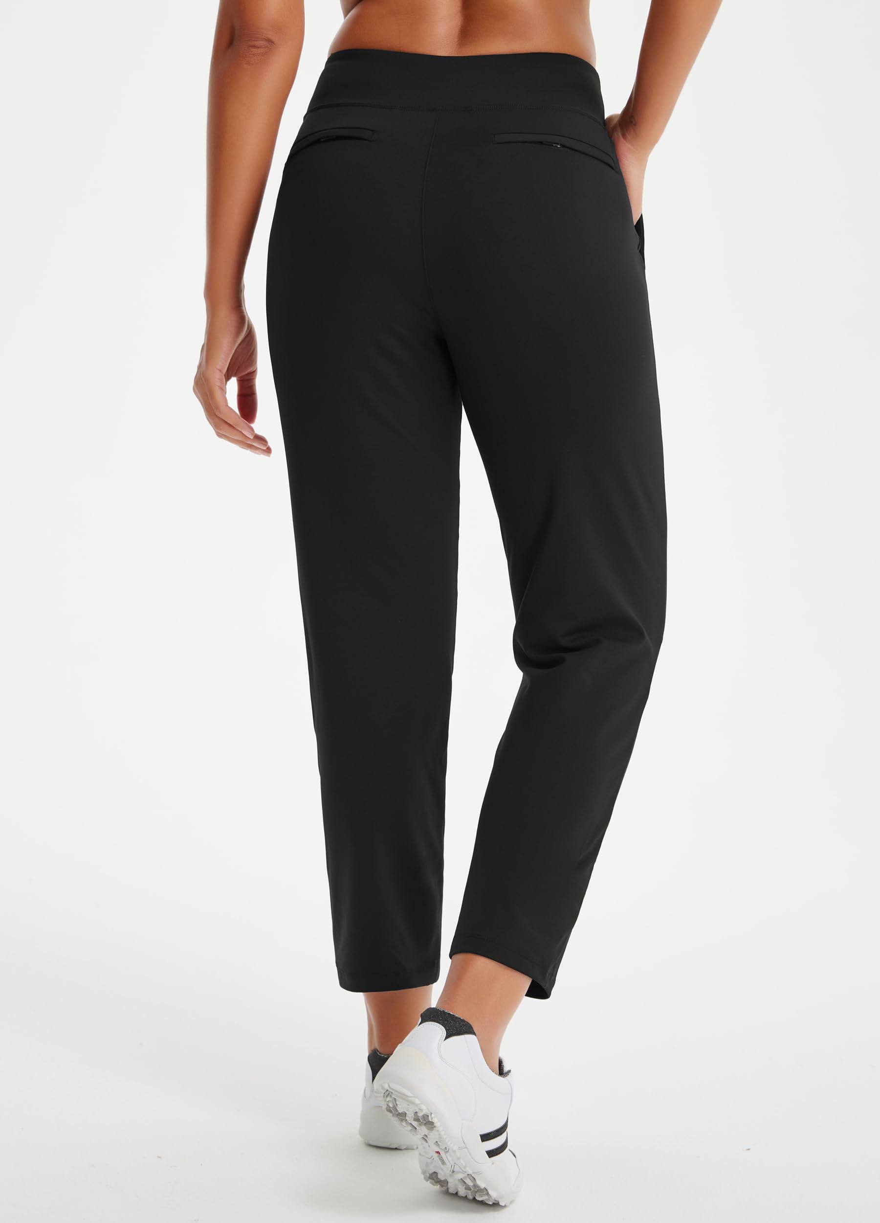 Damen Jogginghose 7/8 Lang Hose Leichte Atmungsaktive Sommer Kurzgröße Golfhosen Sweathose Sporthose