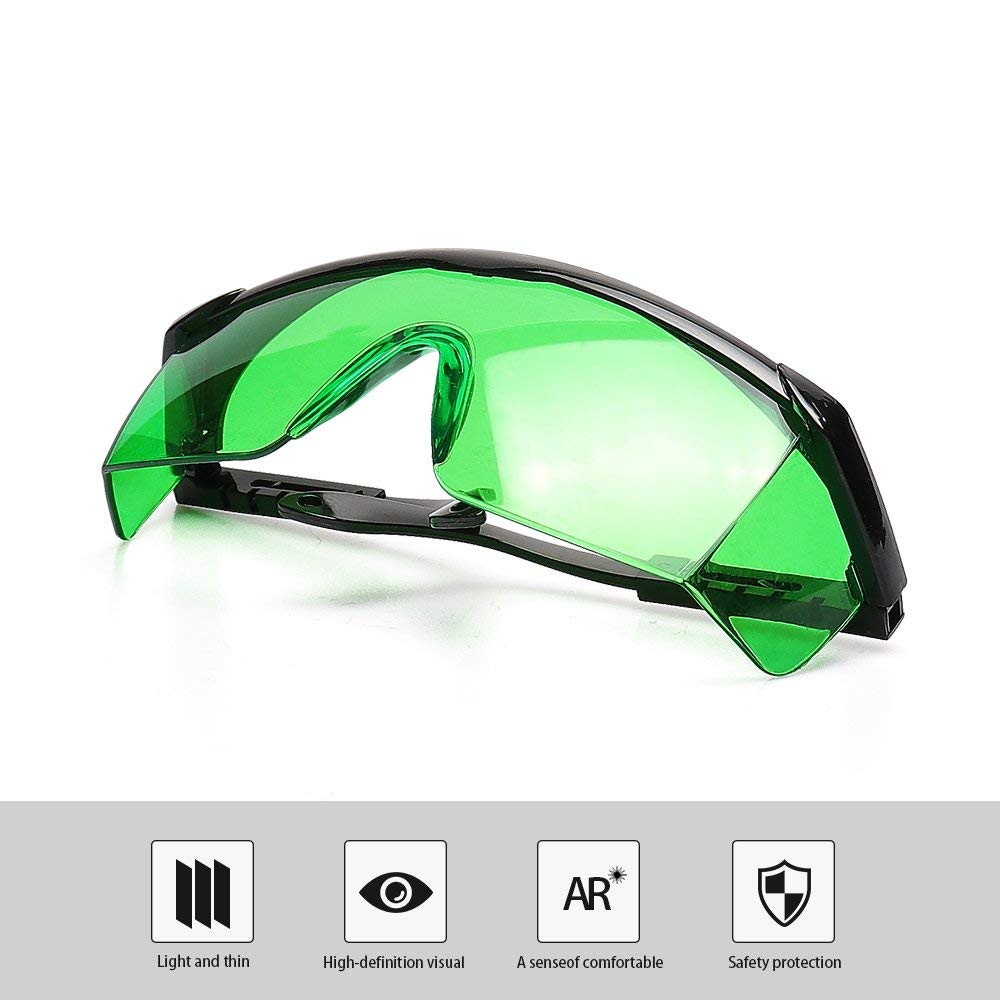 Green Laser Enhancement Glasses Huepar GL01G Adjustable Eye
