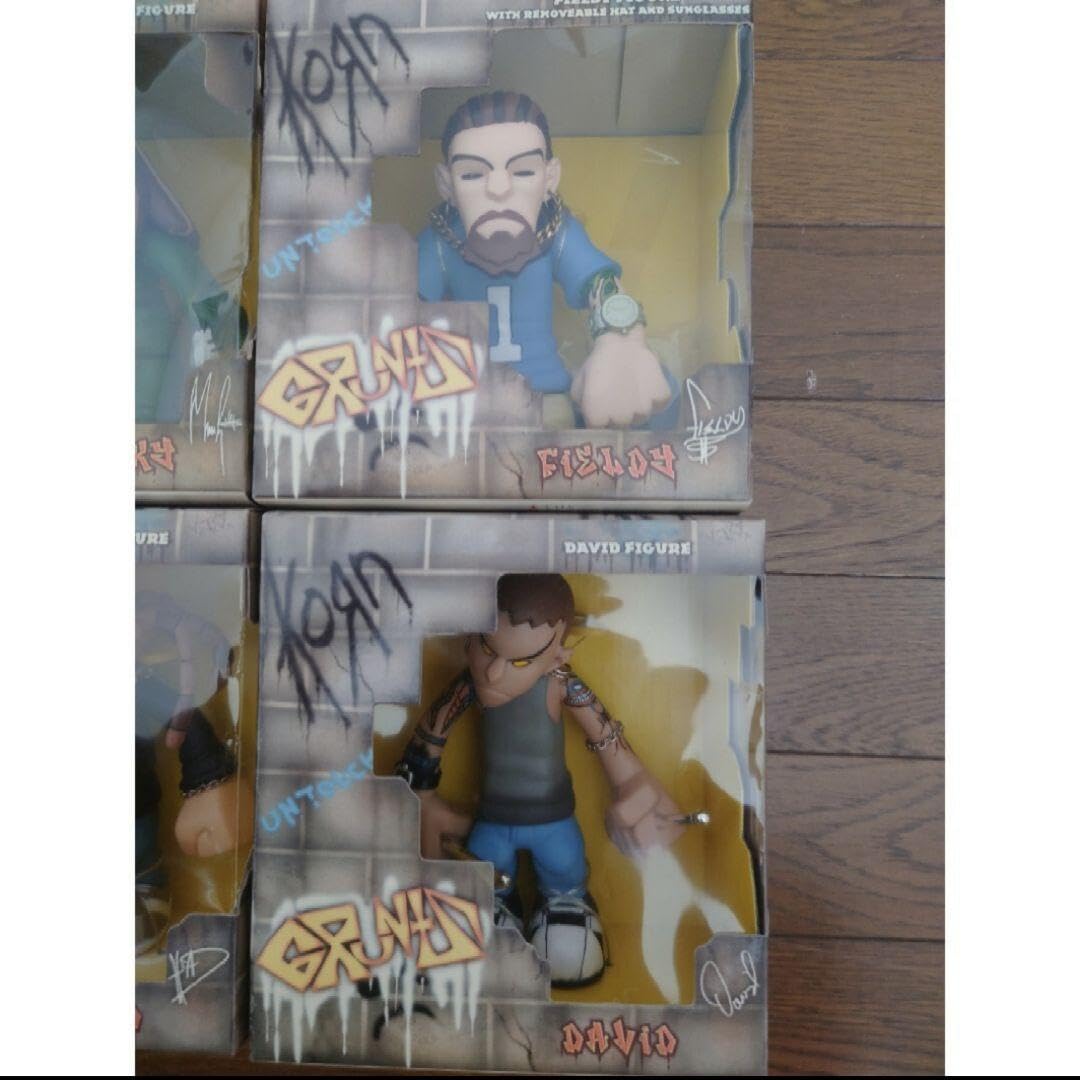 KORN フィギュア 2002 Korn Figure In Box - DAVID with Drumsticks - Gruntz