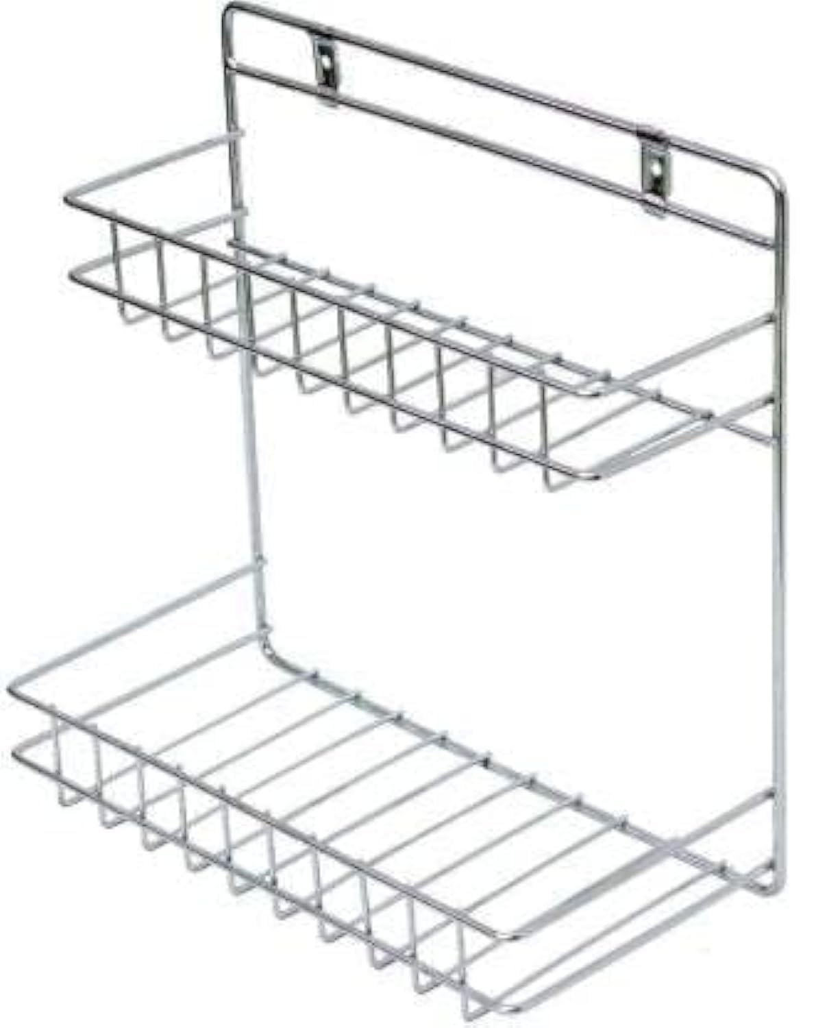 AB99 COLLECTION Steel Wall Mounted Kitchen Rack, Detergent Rack, 2 Tier Wall Mount Rack for Kitchen, Wall Hanging Kitchen Rack, Bathroom Organizer Storage Rack, Hanging Shelves Rack (B0BW3RYW1K) Amazon Price History, Amazon Price Tracker