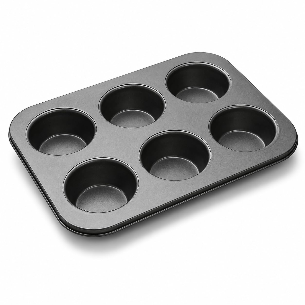 Combo of Muffin Moulds for Baking Muffin Tray with 100 Pcs Paper Cupcake Liner for Handmade Soap, Biscuit Chocolate Mould, Carbon Steel, Multicolour-image-28