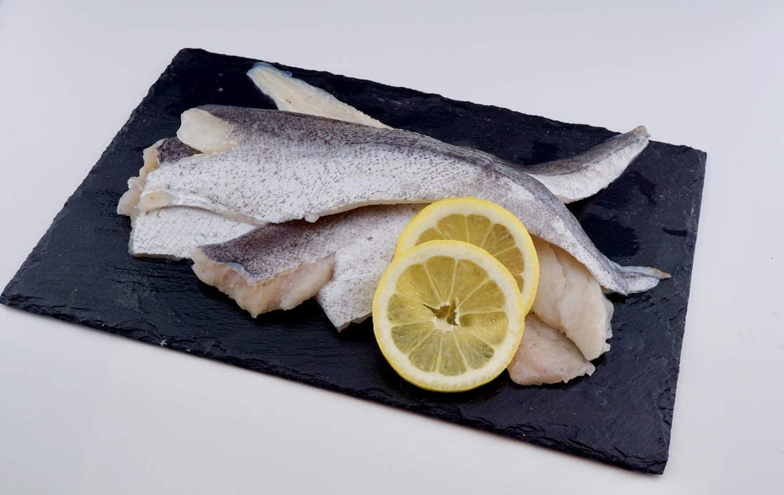 Kap-Seehechtfilet - shallow-water Cape hake - South African hake / MSC-zertifiziert / Wildfang / roh / mit Haut / portioniert tiefgefrohren / Südafrika (1000g)
