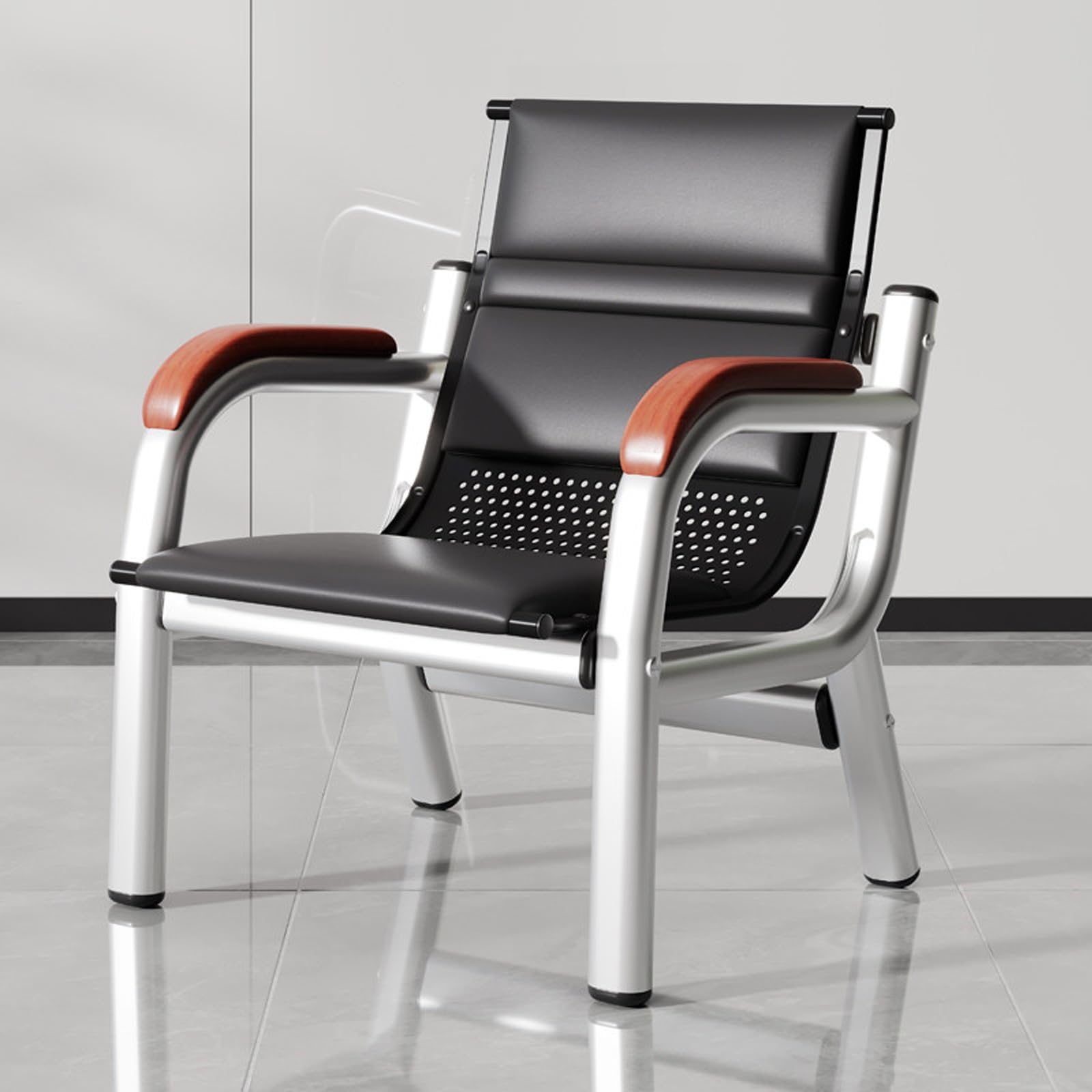 Silla de recepción ergonómica para evitar dolores de espalda en salas de espera y oficinas modernas