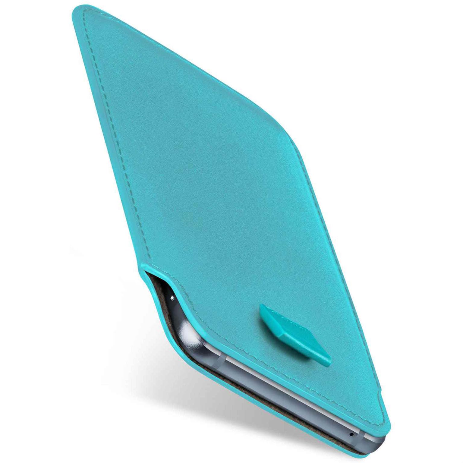 moex Pull Case Pull Case – moex Pull Case für Samsung Galaxy A20e – Passgenaue Schutzhülle mit Zuglasche