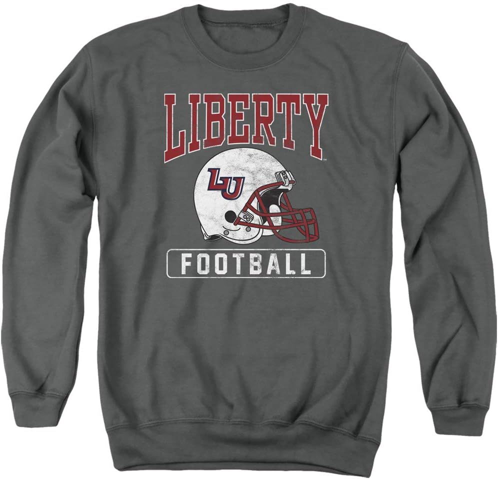 Liberty University Official Football Helmet Unisex Adult Crewneck Sweatshirt