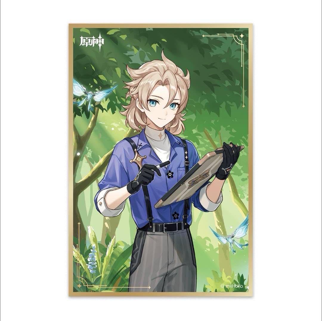 Amazon.co.jp: 公式正規品 原神 アルベド 色紙 森林奇旅 コラボ