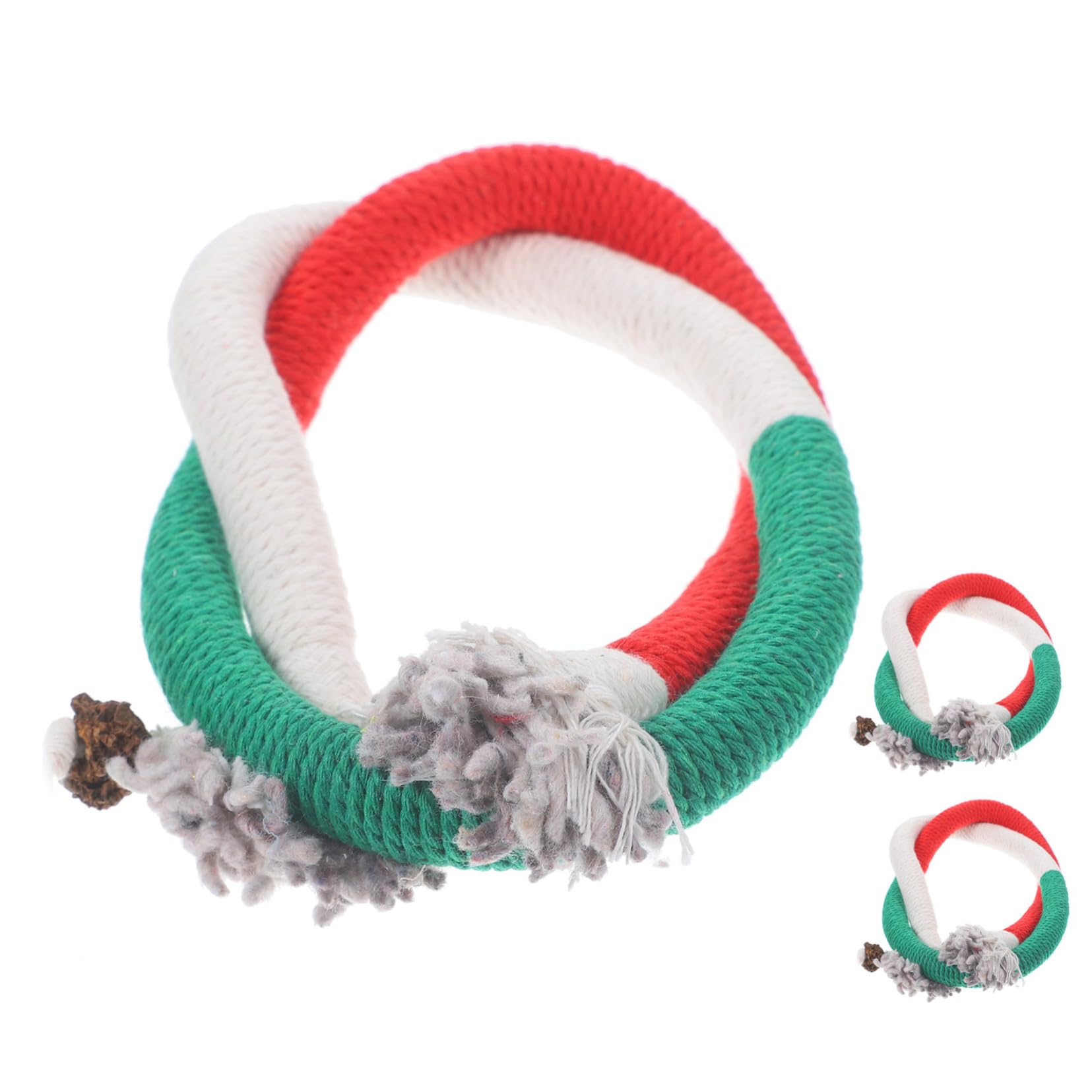 Yardwe 15pièces Jouets Interactifs Corde De Chat avec Herbe à Chat Jouets à Mâcher pour Accessoire Amusant pour Éveiller Les Instincts De Chasse
