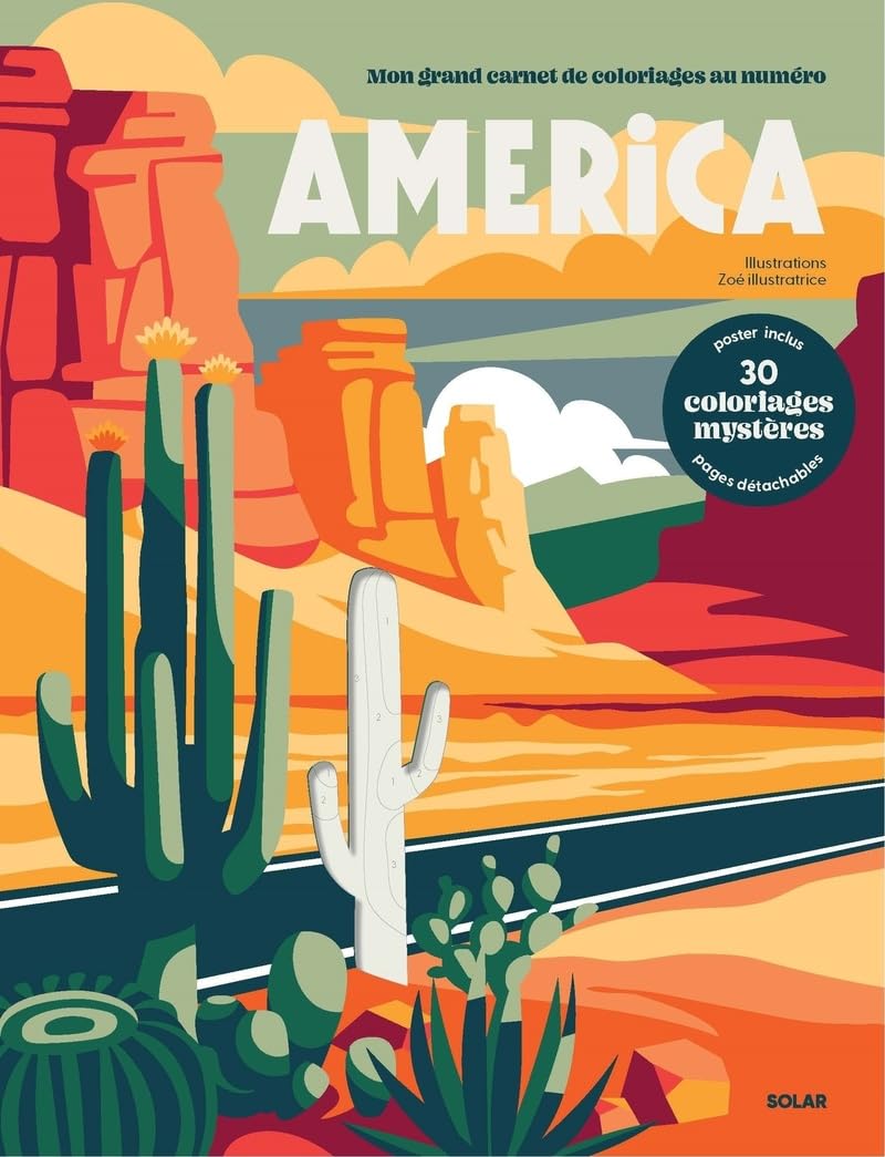Coloriages au numéro - America