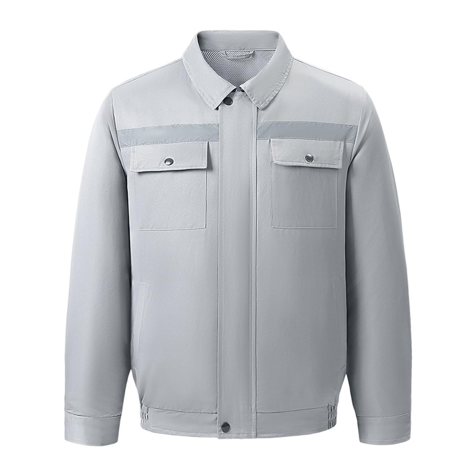 Chaqueta Refrescante con 2 Ventiladores, 3 Velocidades, Tejido Transpirable, Tiras Reflectantes