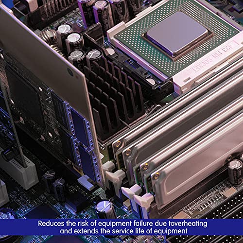 Suiwki 4 Pezzi Nero Alluminio dissipatore di