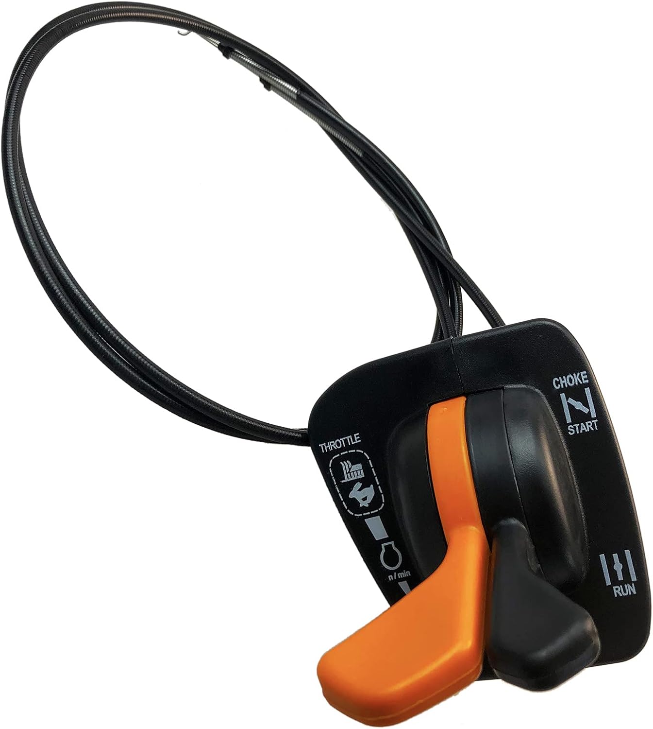 Throttle Choke Cable Control Assembly Replacement for GY20948 GY20772 Fit for JD Model 125 135 145 155C 190C LA120 LA130 LA140 LA150 X140 LA135 LA145 LA155 LA165 LA175